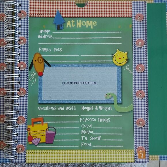 School Days Keepsake Memory Book Memories Pre-K-12 Records Binder Class Events‎ - Picture 9 of 12